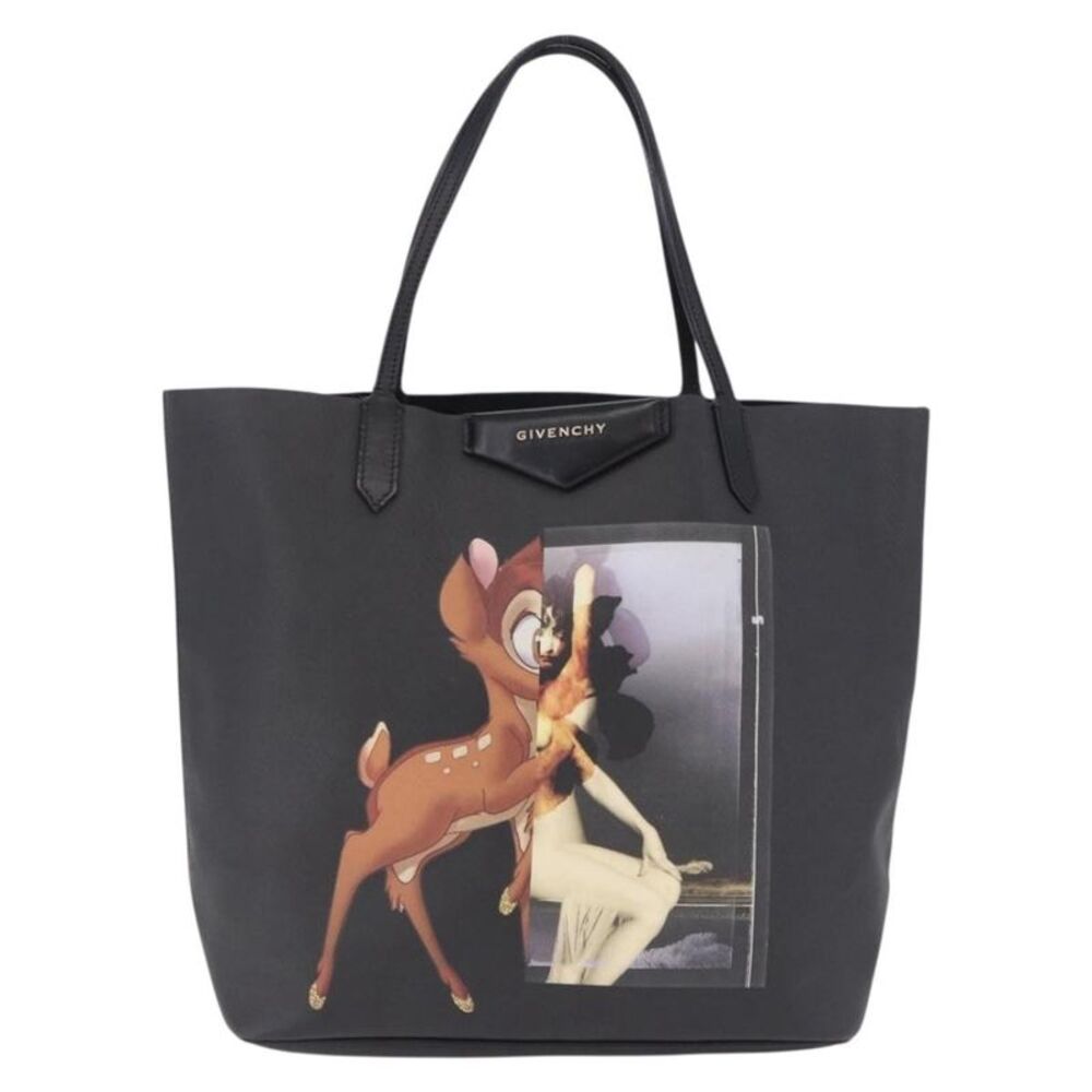Givenchy Vintage Leather Black Pvc Tote Bag Bag